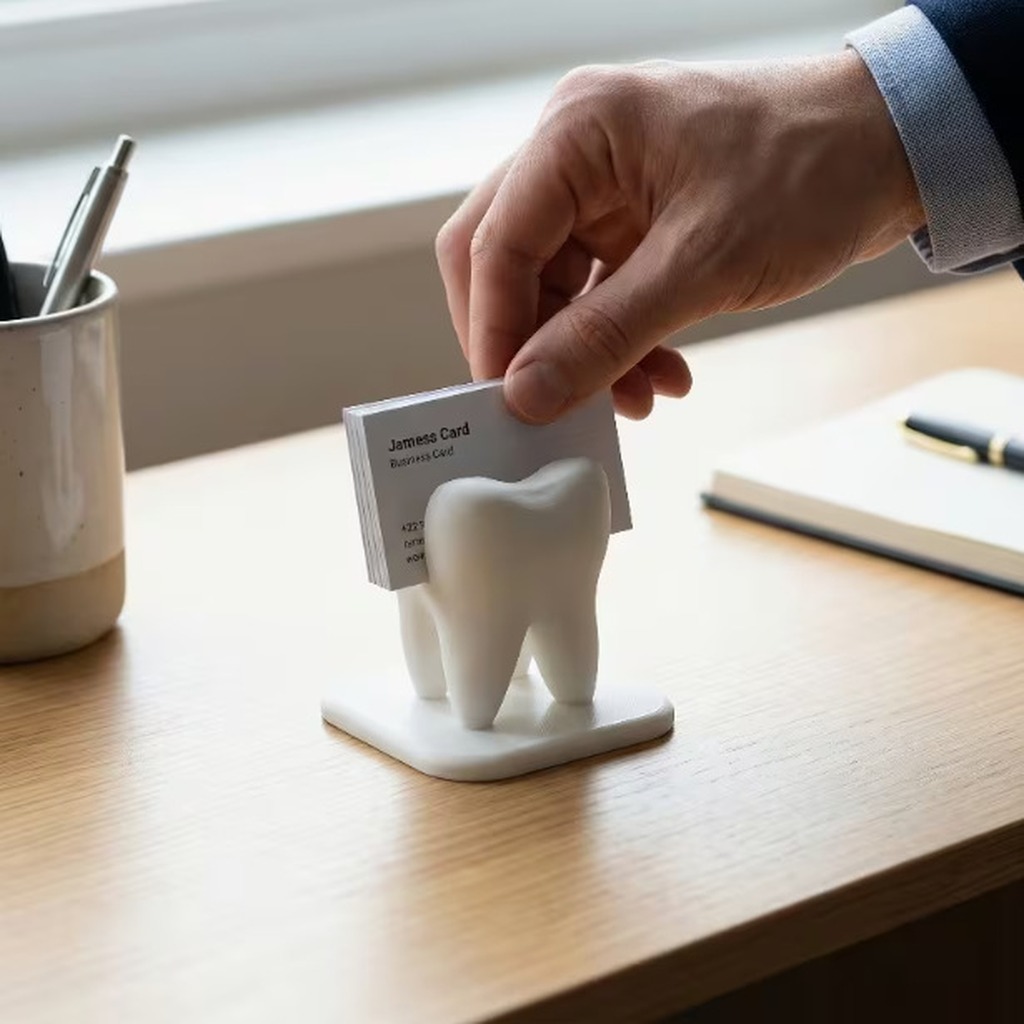 3D Printing Tooth - 3d Printed White Tooth Shaped Business