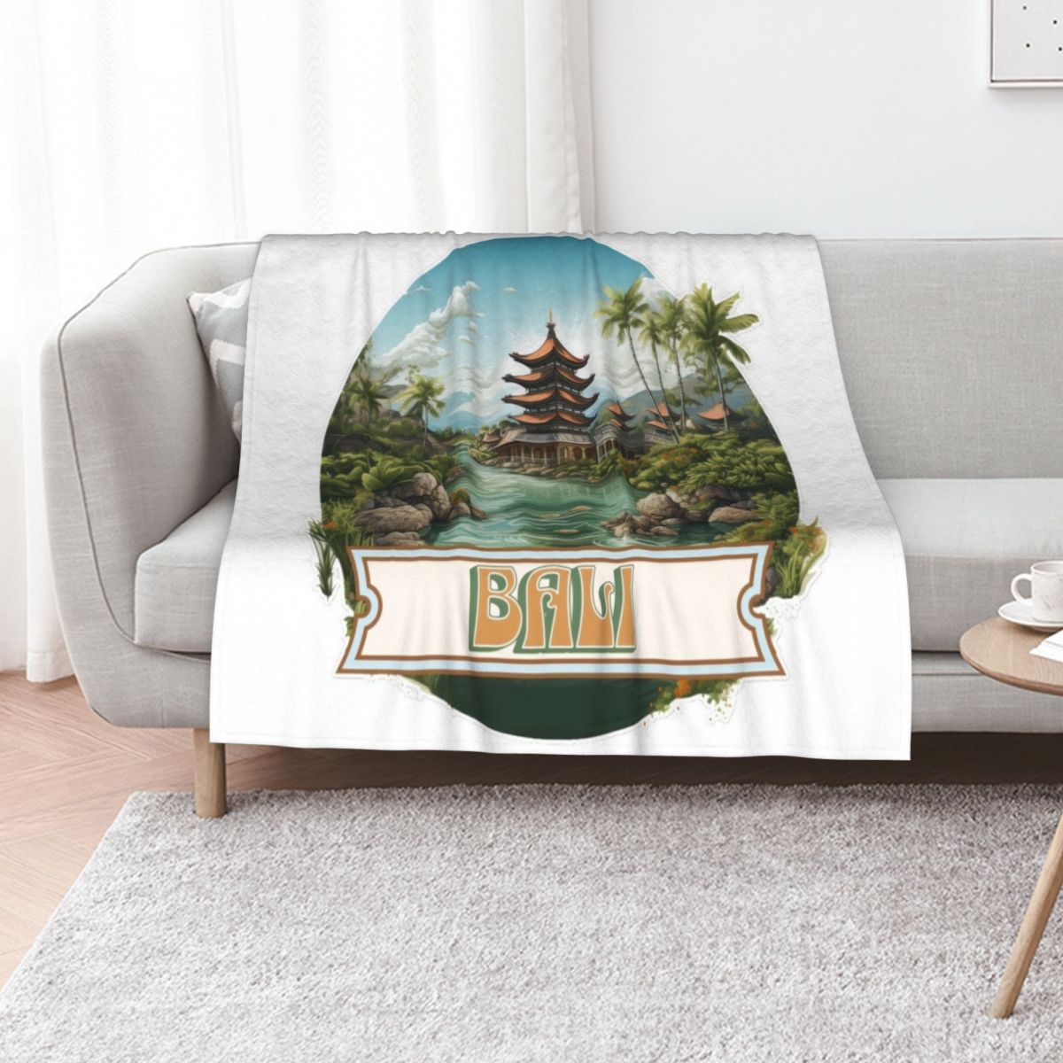 3D Printing Bali - Bali Indonesia Throw Blanket Personalized Gift