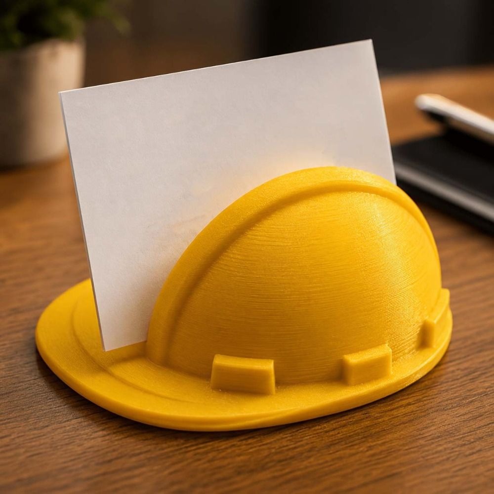 3D Printing Pla - 3D Printed Card Holder Vibrant Color