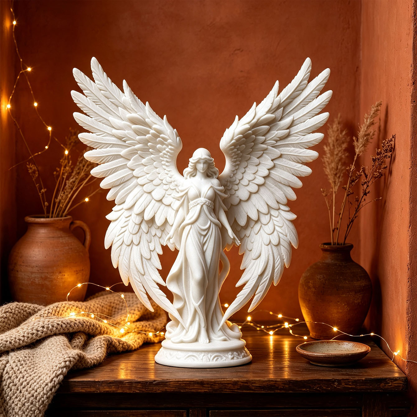 3D Printing And Additive Manufacturing - Light Luxury 3D Printed Angel Goddess