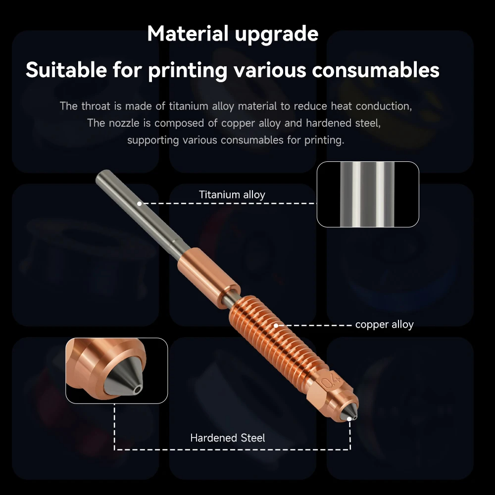 K1 Max Quick-Swap Nozzle K1 SE - 3D Printer Nozzle Brass review and price