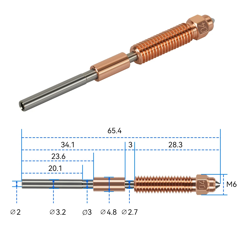 K1 Max Quick-Swap Nozzle K1 SE - 3D Printer Nozzle Brass review and price