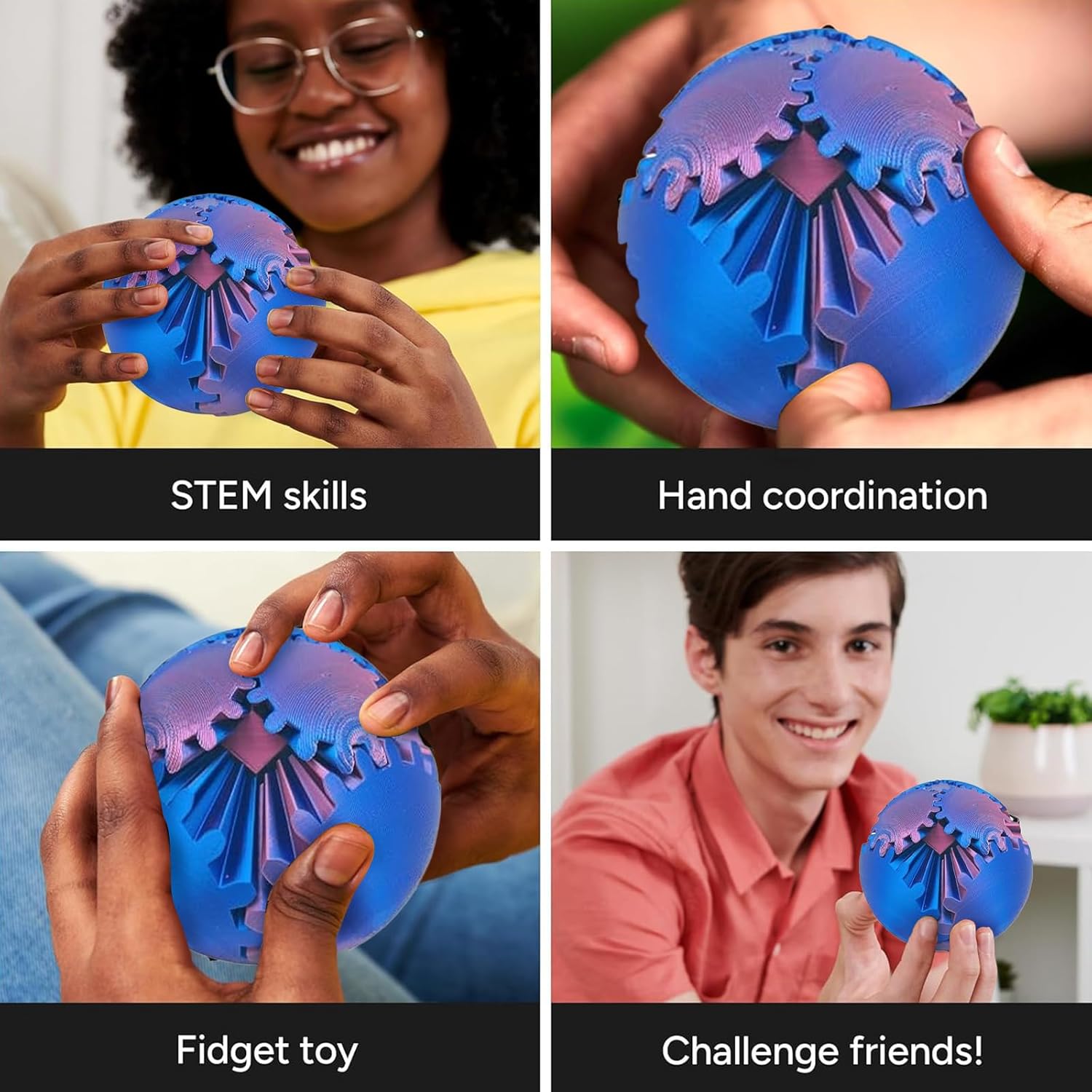 Gear Ball 3D Printed Fidget To - 3D Printing Table review and price