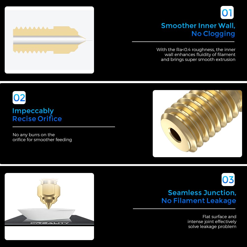 Official Creality Ender 3 V3 S - 3D Printer Nozzle Brass review and price