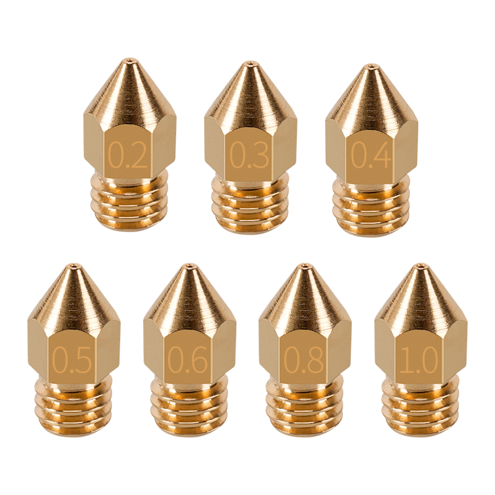 MK7 MK8 Nozzle 0.4mm 0.3mm 0.2 - 3D Printer Nozzle Brass review and price