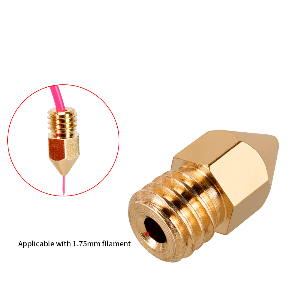 MK7 MK8 Nozzle 0.4mm 0.3mm 0.2 - 3D Printer Nozzle Brass review and price