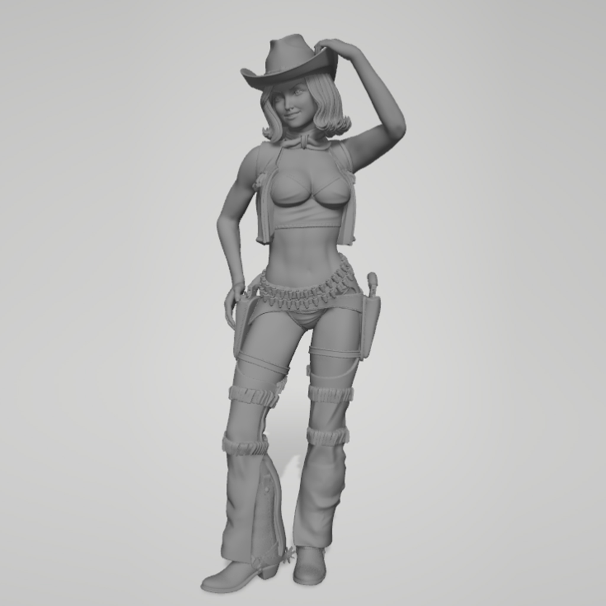 1/24 1/18 1/12 cowboy girl Una - 3D Printing And Additive Manufacturing review and price
