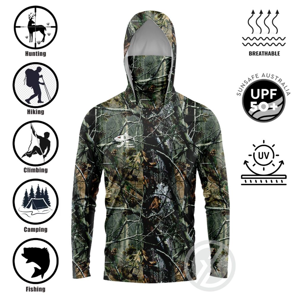 UPF50+ Hooded Fishing Shirt Bu - 3D Printing Kpop review and price