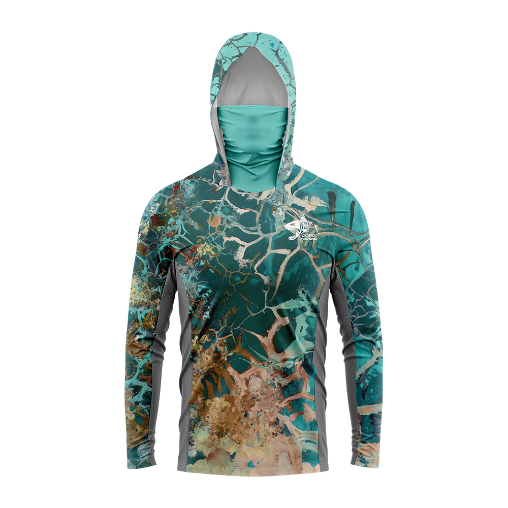 UPF50+ Hooded Fishing Shirt Bu - 3D Printing Kpop review and price
