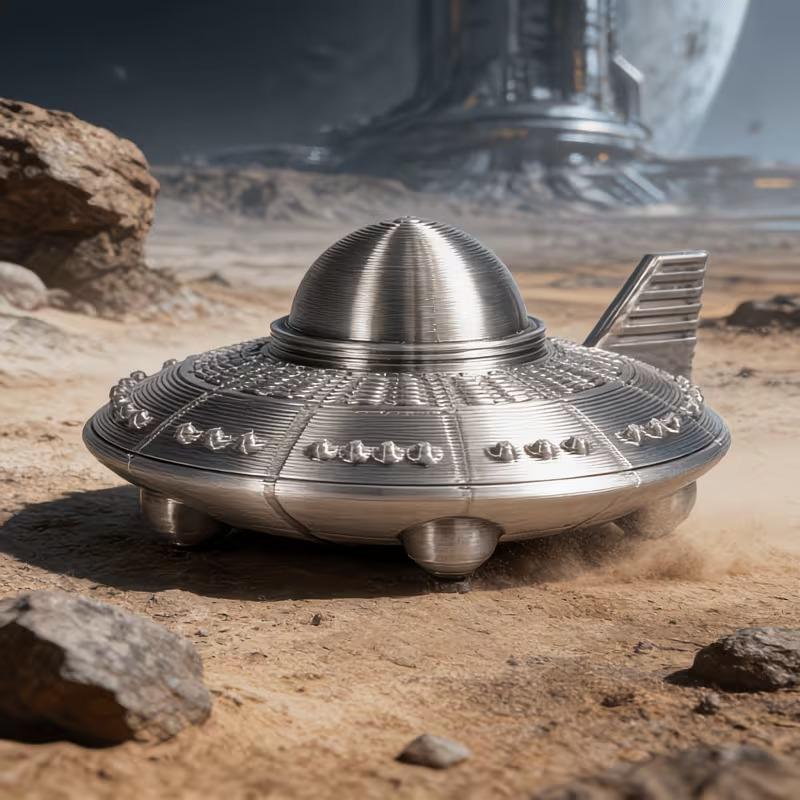 3D Printed UFO Figurines Retro - 3D Printing And Additive Manufacturing review and price