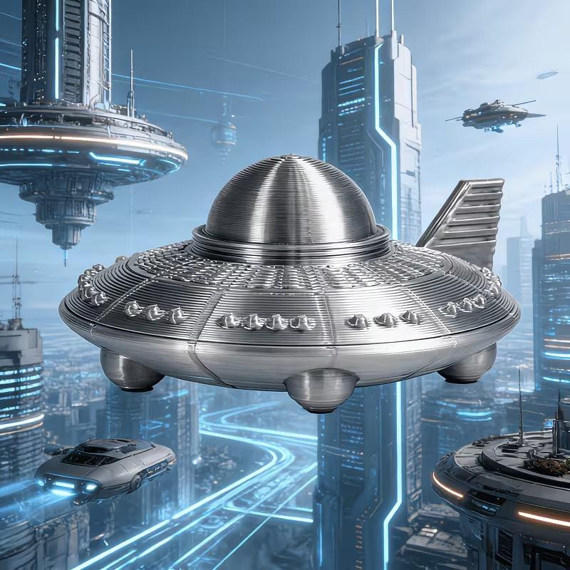3D Printed UFO Figurines Retro - 3D Printing And Additive Manufacturing review and price