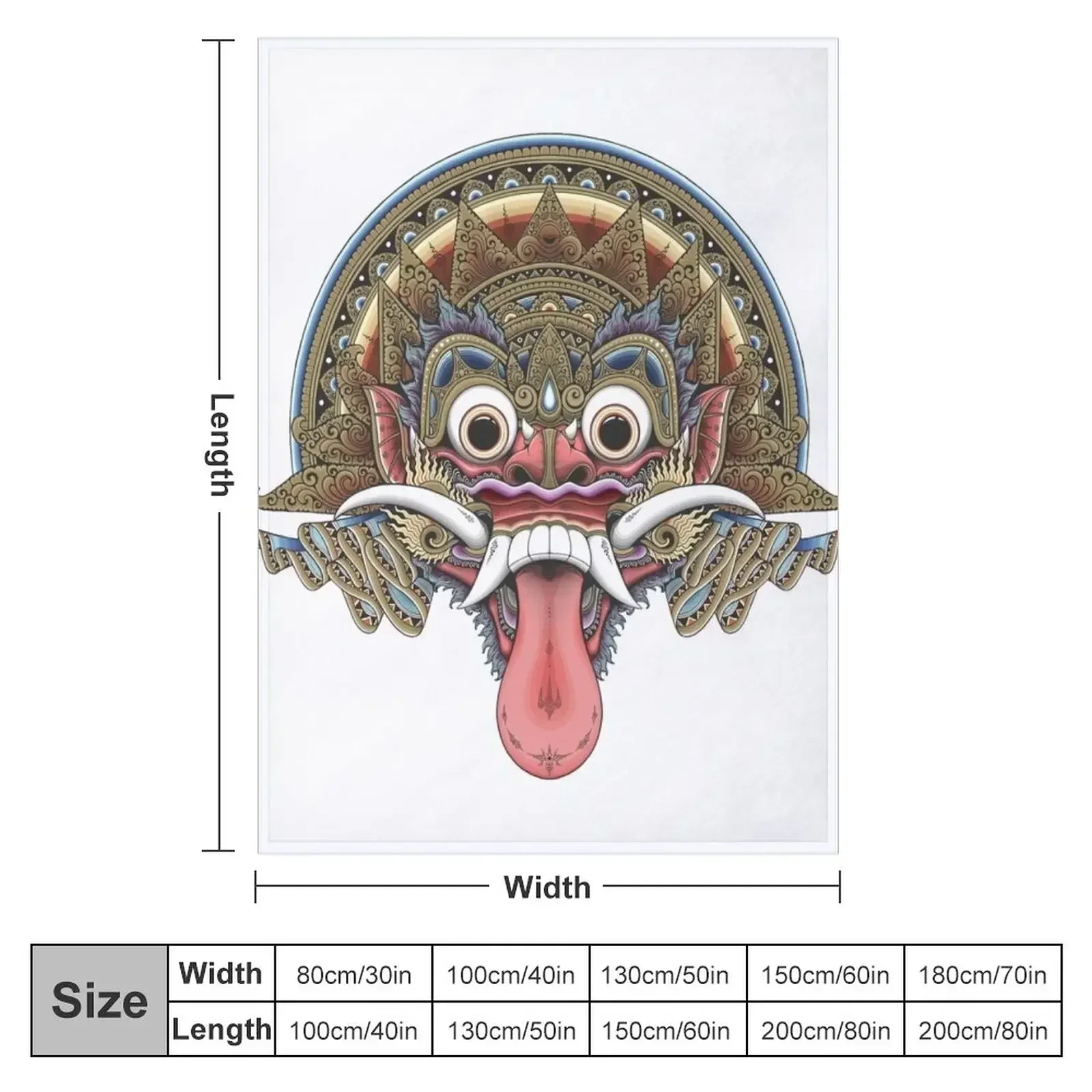 Bali Boma Throw Blanket Design - 3D Printing Bali review and price