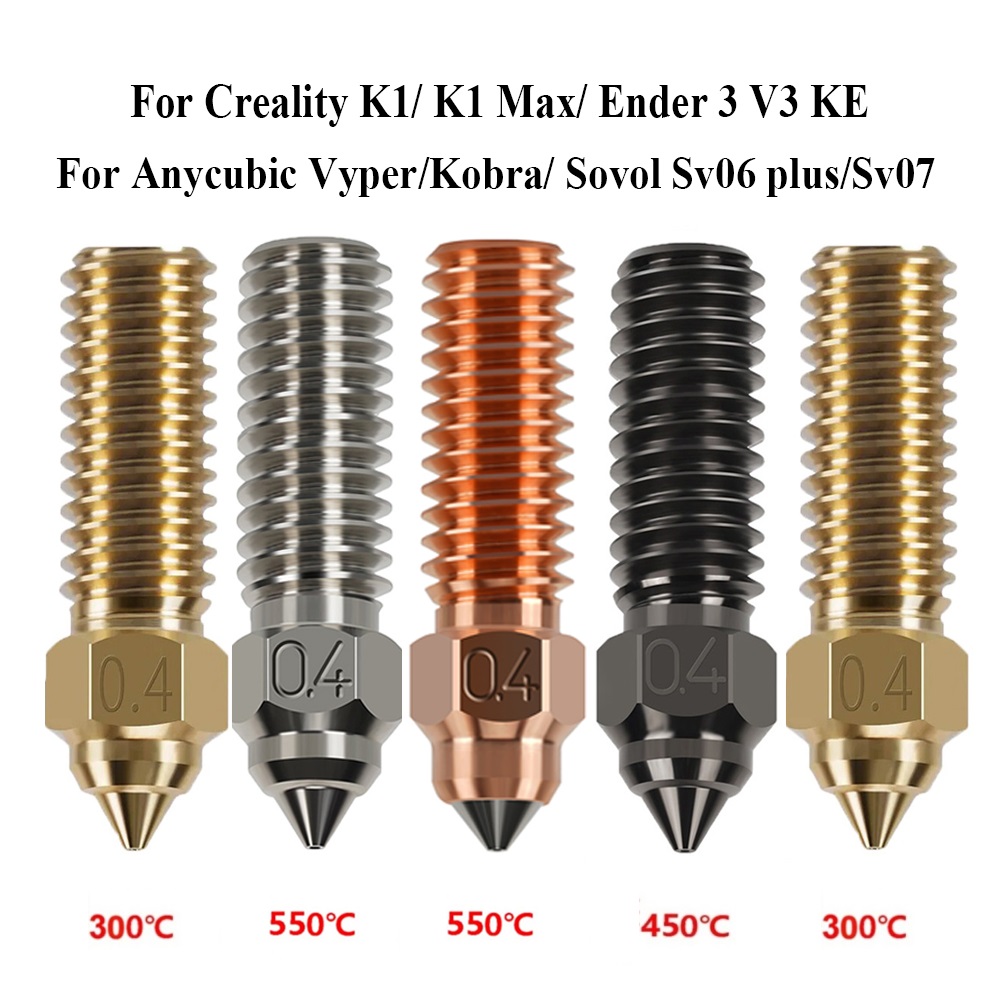 Nozzle For Creality K1 Max End - 3D Printer Nozzle Brass review and price