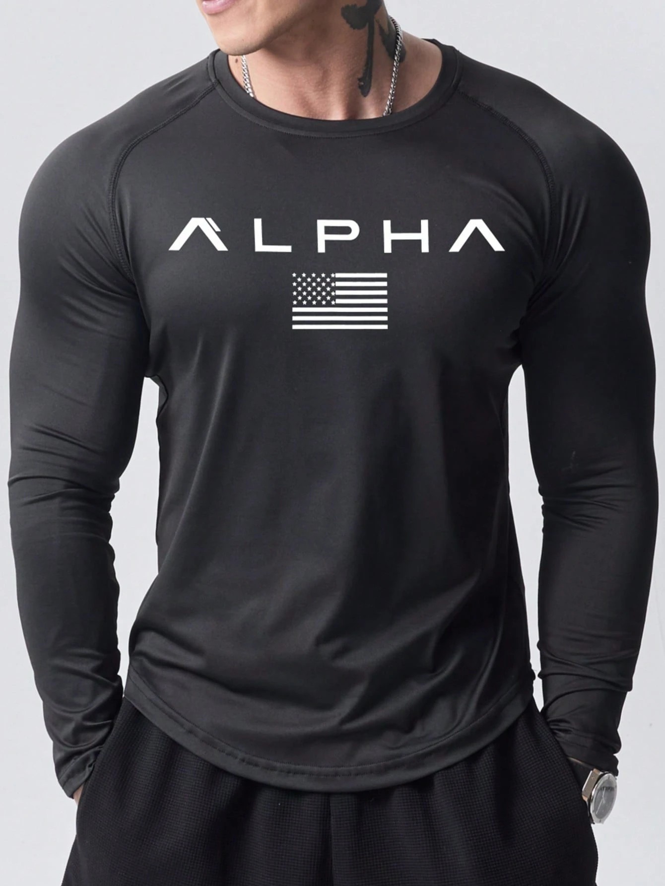 New men's long-sleeved T-shirt - 3D Printing Kpop review and price