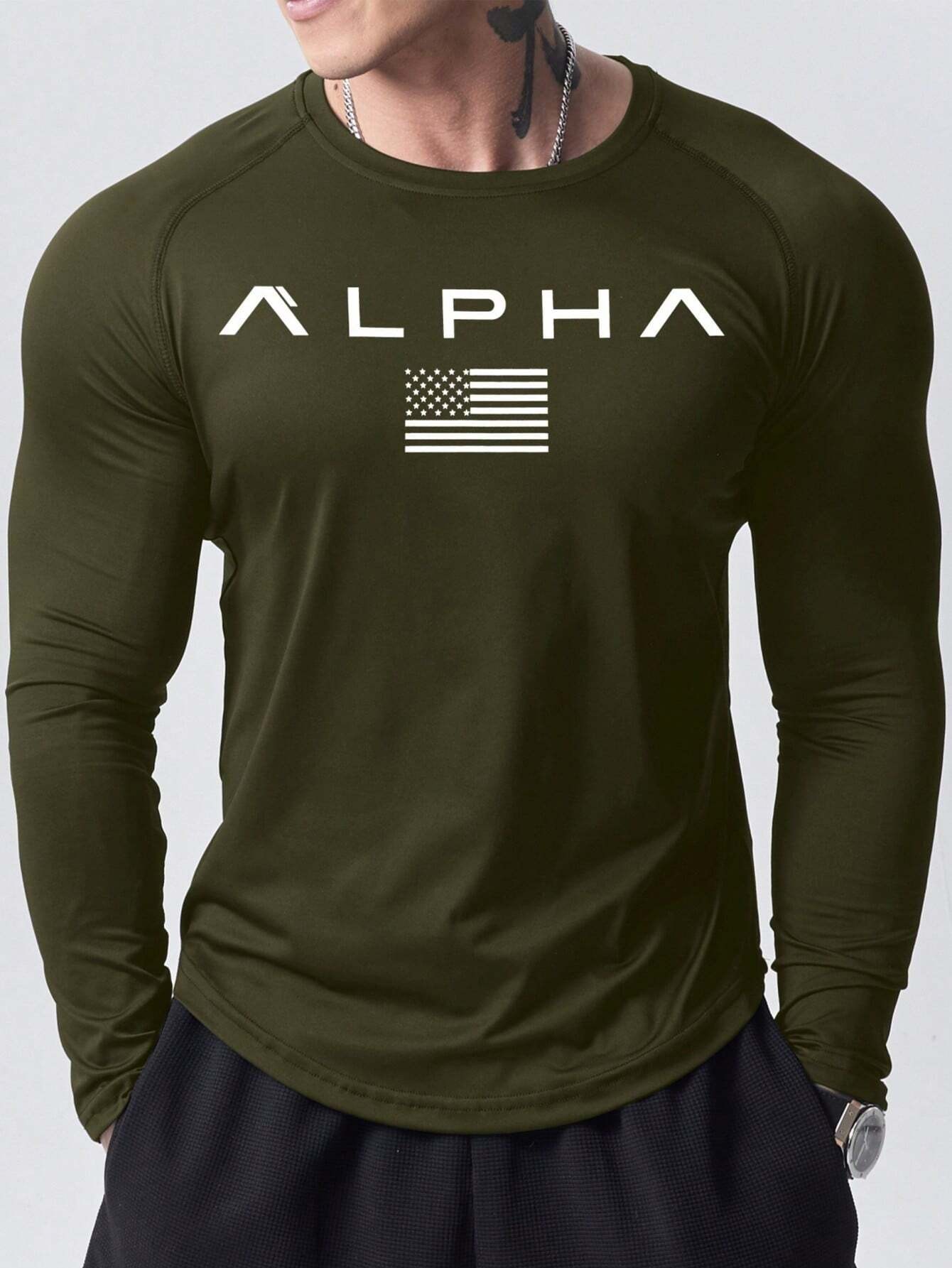 New men's long-sleeved T-shirt - 3D Printing Kpop review and price