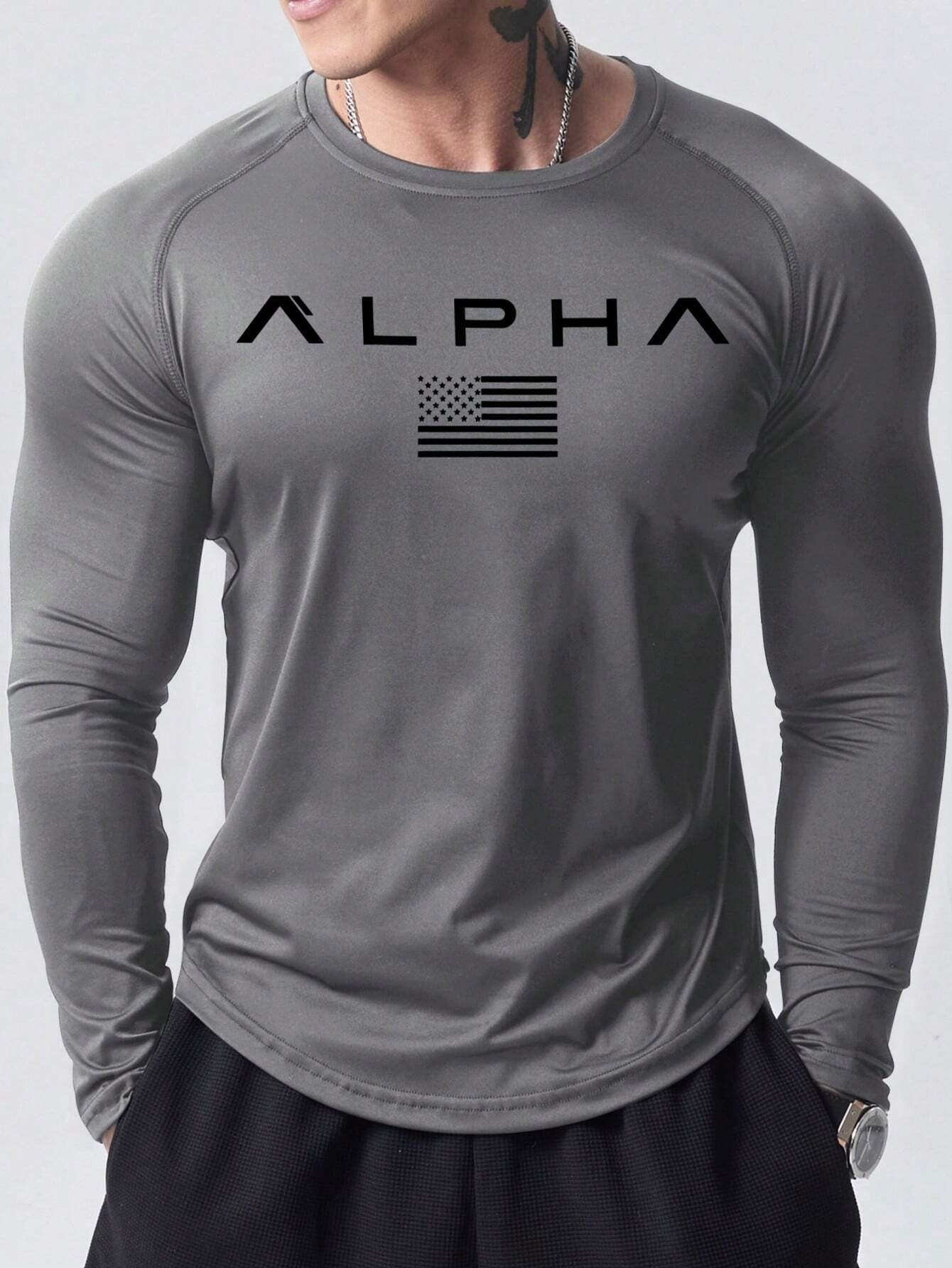 New men's long-sleeved T-shirt - 3D Printing Kpop review and price
