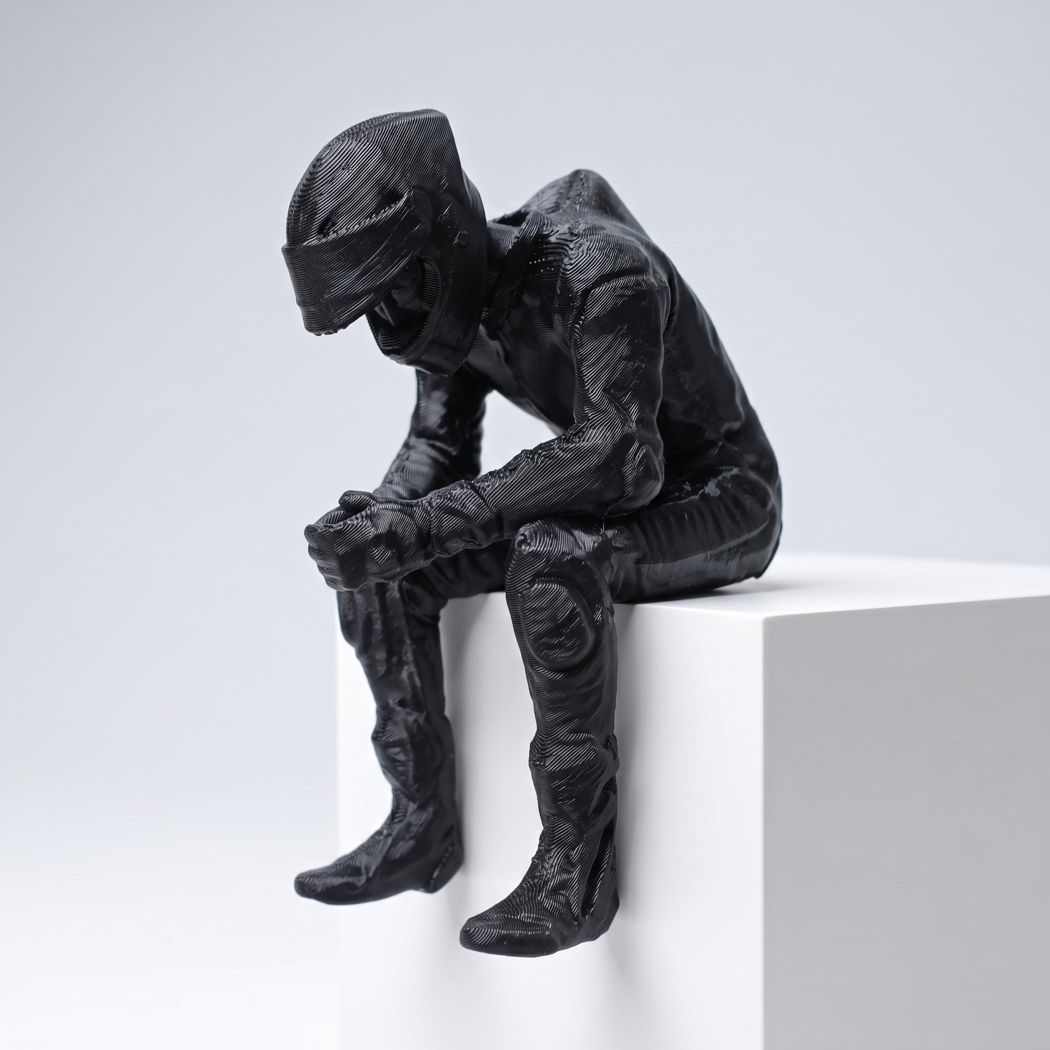 3D Printed Black MotorcycleRid - 3D Printing Pla review and price