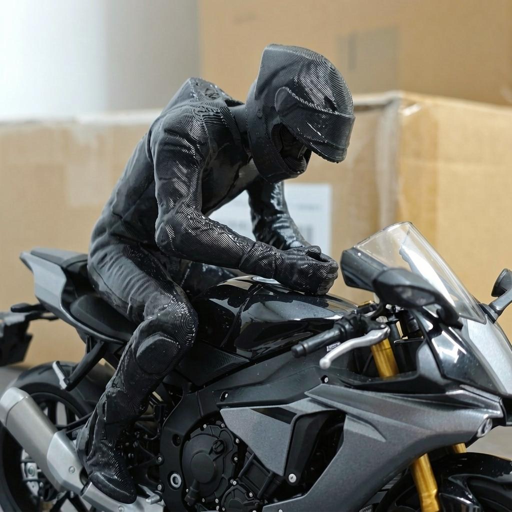 3D Printed Black MotorcycleRid - 3D Printing Pla review and price