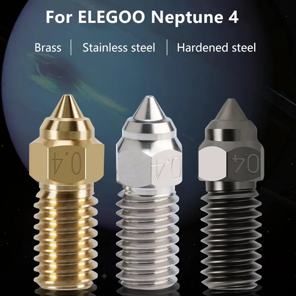 5/10pcs Elegoo Neptune 4 Nozzl - 3D Printer Nozzle Brass review and price