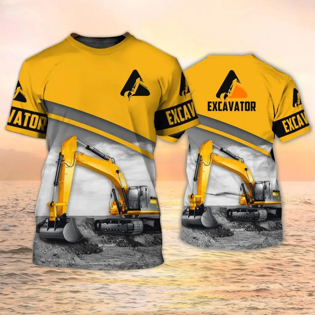Excavator TShirts Heavy Equipm - 3D Printing Operator review and price