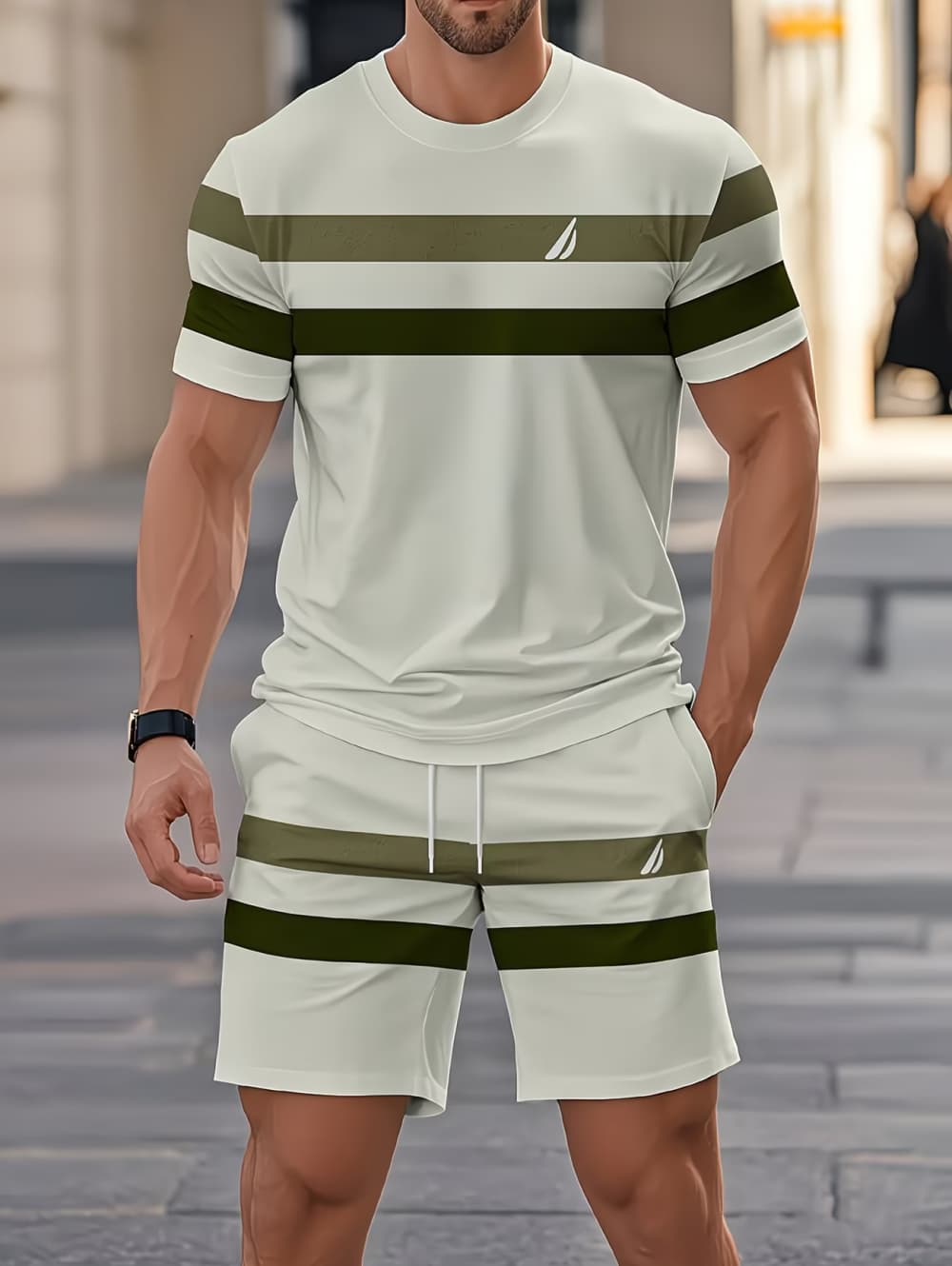 Men's Summer Sets Funny 3D Str - 3D Printing Kpop review and price