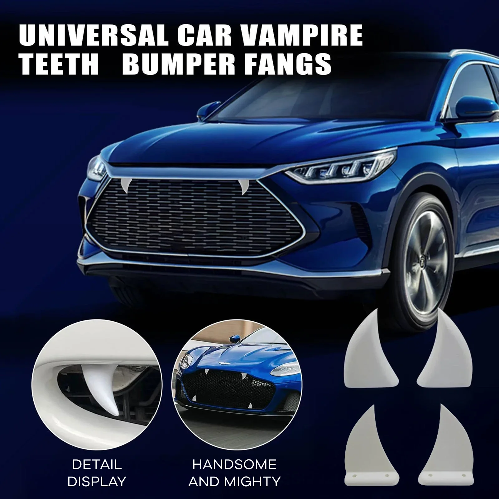 2pcs Car Front Grille Teeth De - 3D Printing Tooth review and price