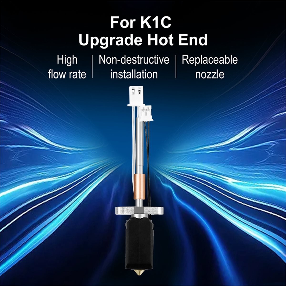 Upgrade Hotend Kit for K1C Hot - 3D Printer Nozzle Brass review and price