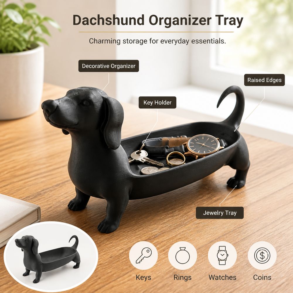 New Dachshund Sausage Dog Jewe - 3D Printing Table review and price