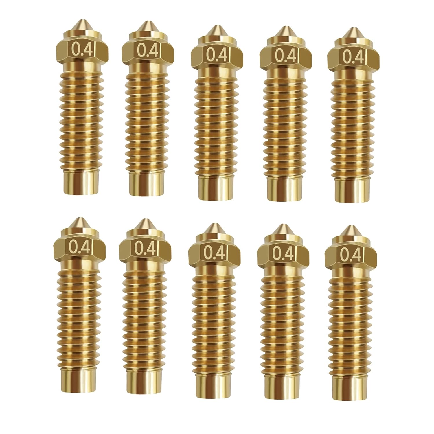 5/10PC Elegoo Neptune 4 Plus/N - 3D Printer Nozzle Brass review and price