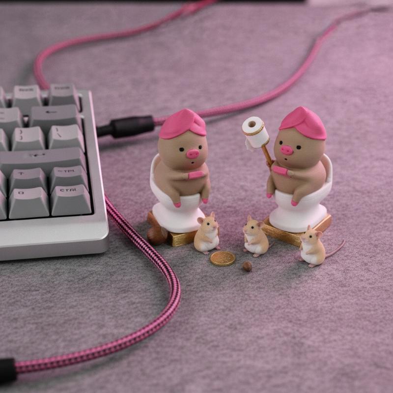 3D Printed PLA Pig Decor Lovel - 3D Printing Tooth review and price