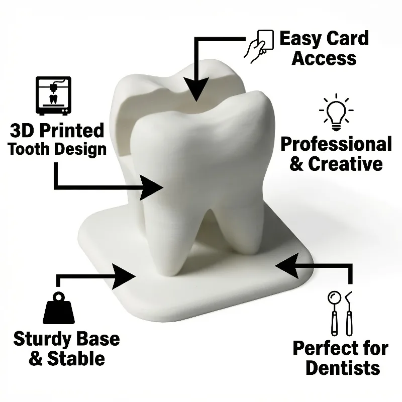 3D Printed Dentist Business Ca - 3D Printing Tooth review and price