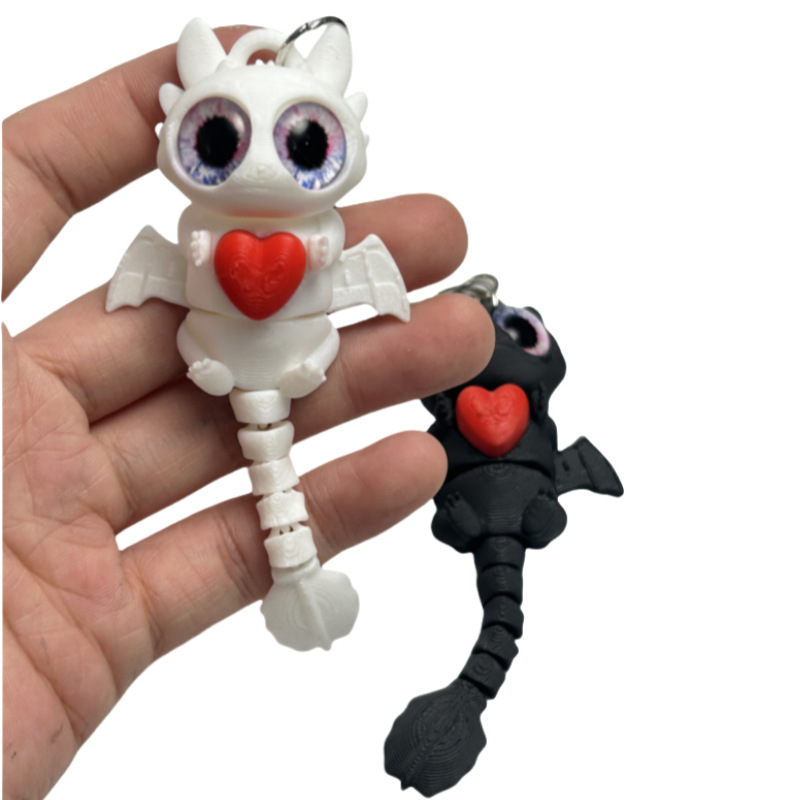 3D Printed Dragon Keychain wit - 3D Printing Tooth review and price