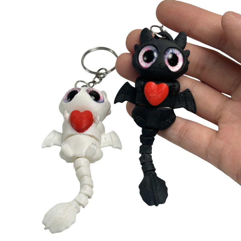 3D Printed Dragon Keychain wit - 3D Printing Tooth review and price