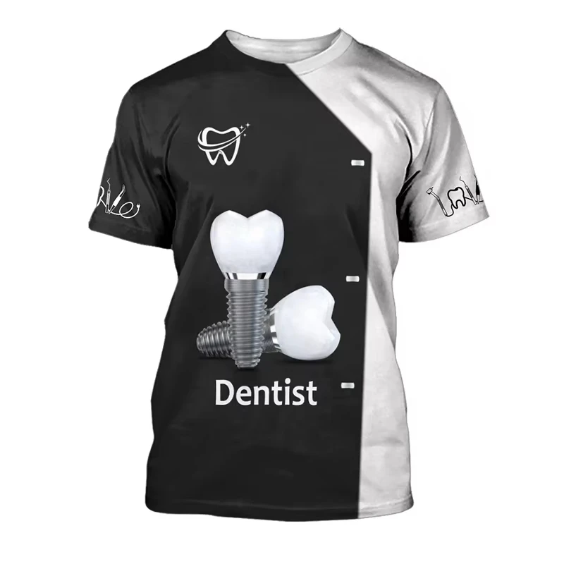 2026 New Men's T-Shirt Tooth 3 - 3D Printing Tooth review and price