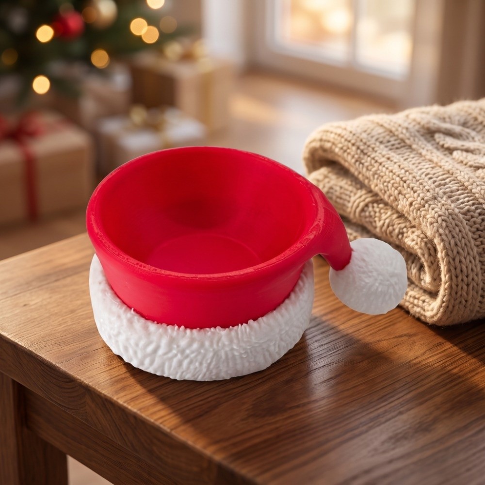 Xmas Christmas Bowl Santa Hat  - 3D Printing Table review and price